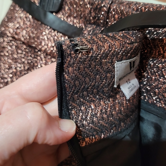 NWT - Worthington Pink Combo - Bronze Skirt-Size 12 - Picture 7 of 14